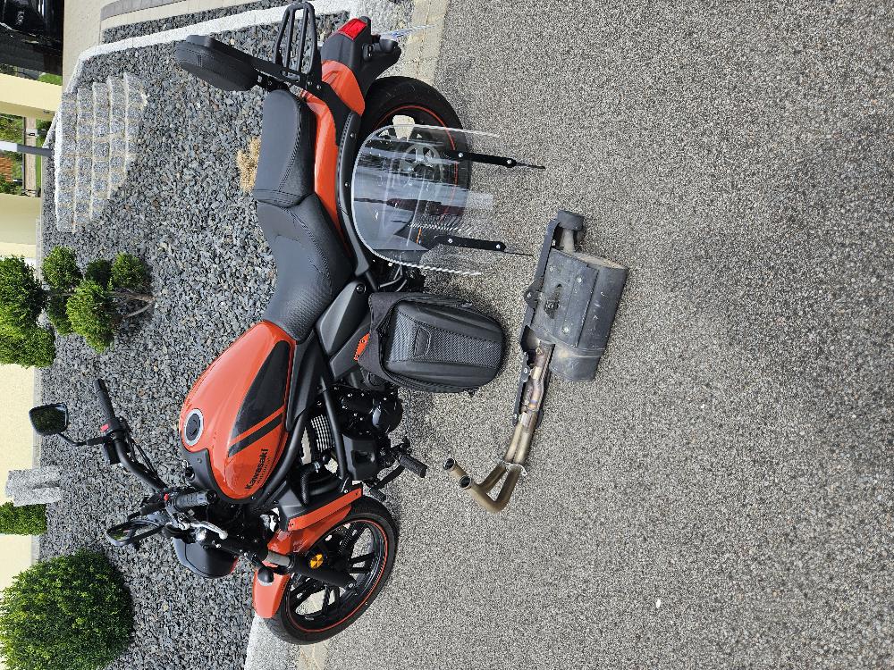 Motorrad verkaufen Kawasaki Vulkan S Spezial Edition orange Ankauf